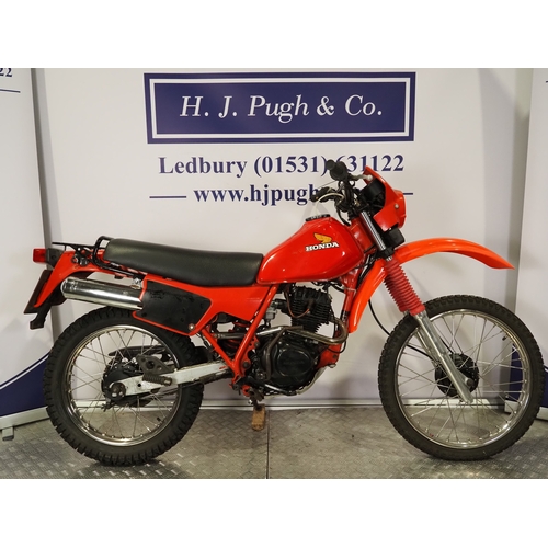 Honda XL125 motorcycle. 1984. 124cc. Runs and rides. Fitted with