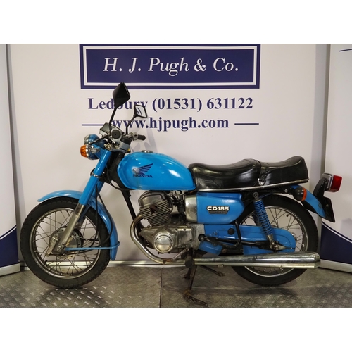 Honda CD185T motorcycle. 1979. 180cc Runs and rides but not ridden ...