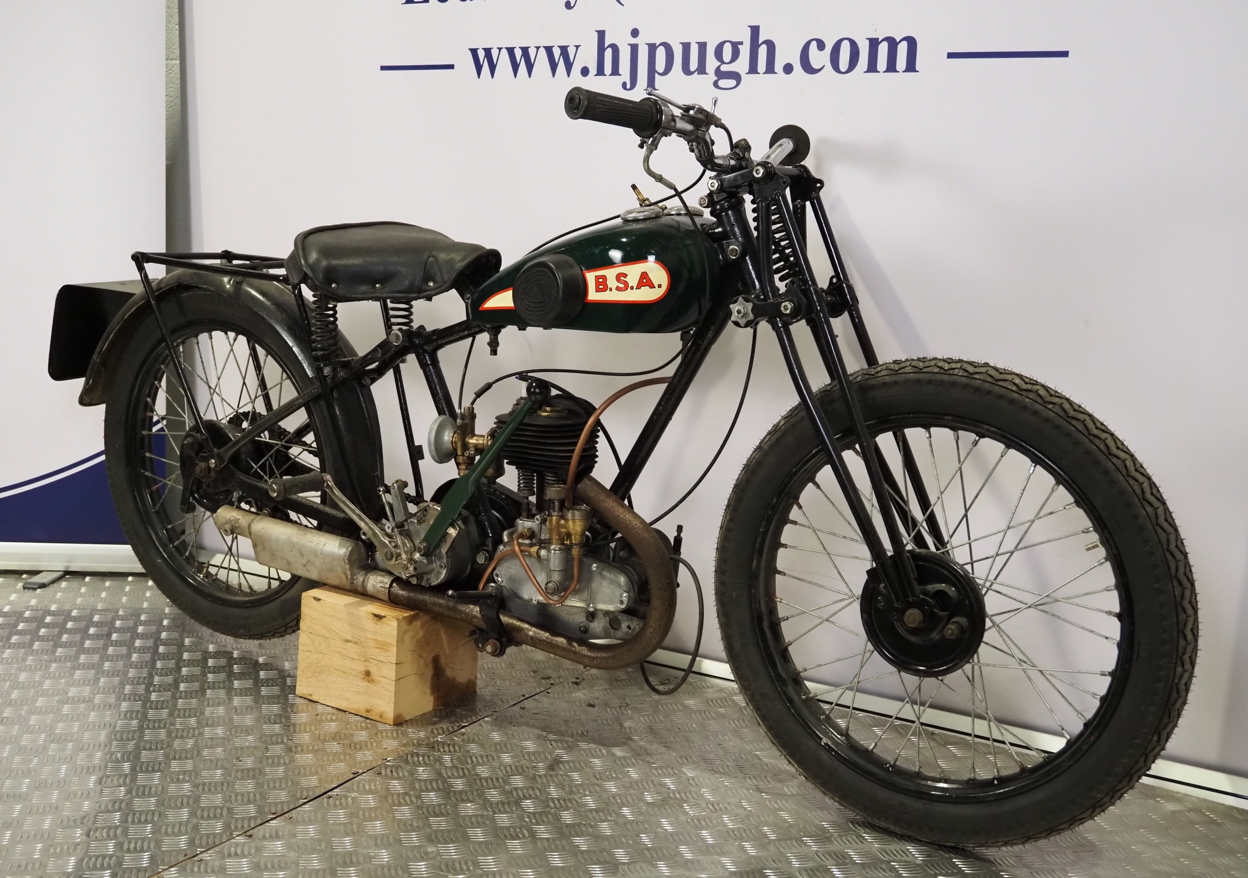 BSA Sloper motorcycle project. 1929. 249cc Frame No. Not visible (V5 ...