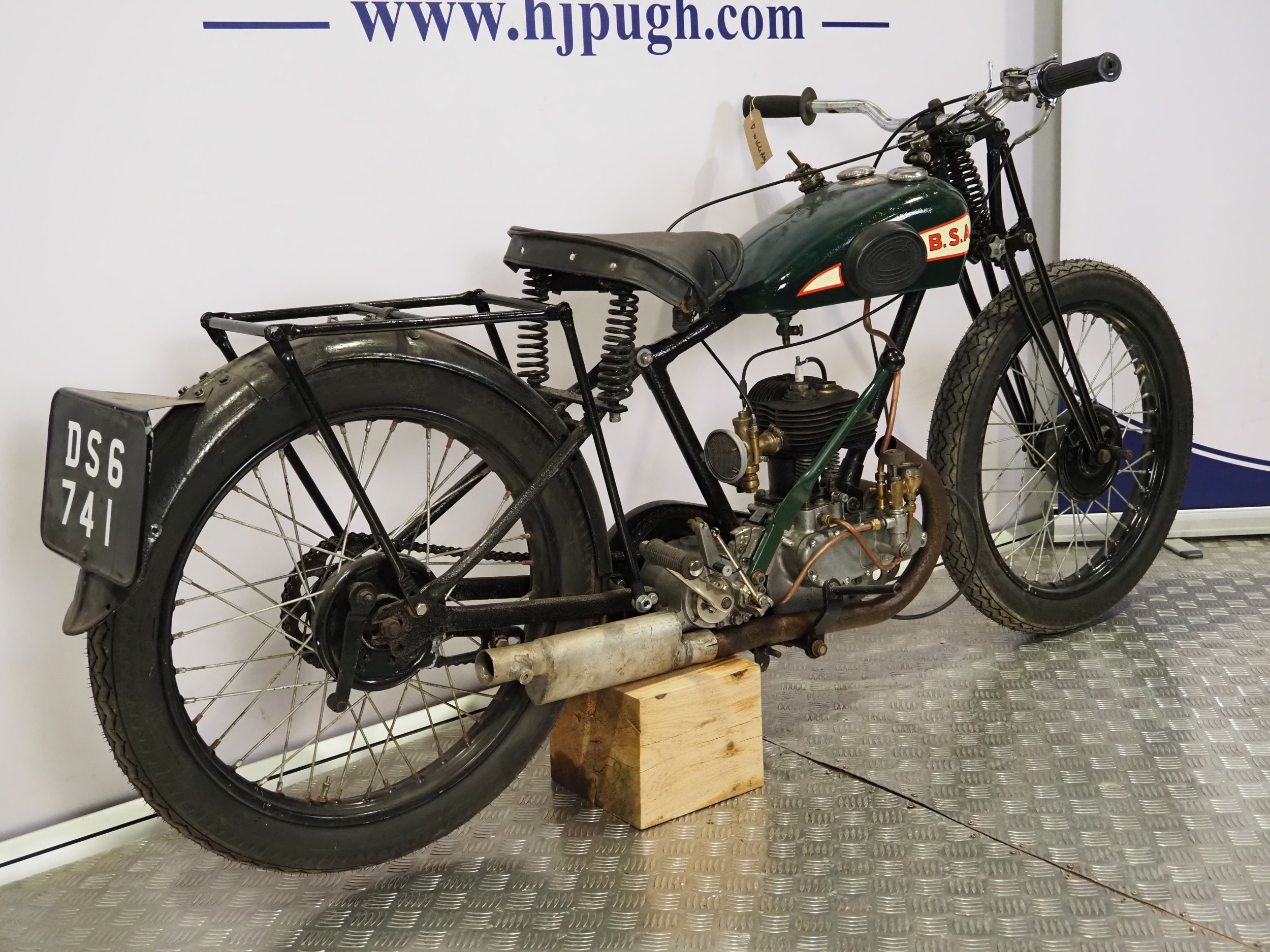 BSA Sloper motorcycle project. 1929. 249cc Frame No. Not visible (V5 ...