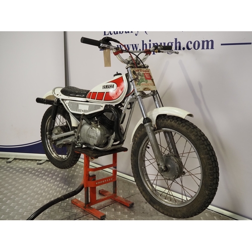 942 - Yamaha TY80 trials bike. 80cc
Frame No. 451-107085
Engine No. 451-109738
Runs and rides. New piston
... 