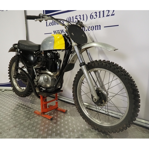 Cheney BSA 350 scrambler. Engine No. CDE62GP Runs and rides. Fitted ...