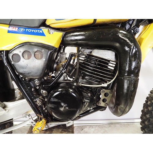 Suzuki RM465 motocross bike. 1982. 465cc Runs and rides. In good ...