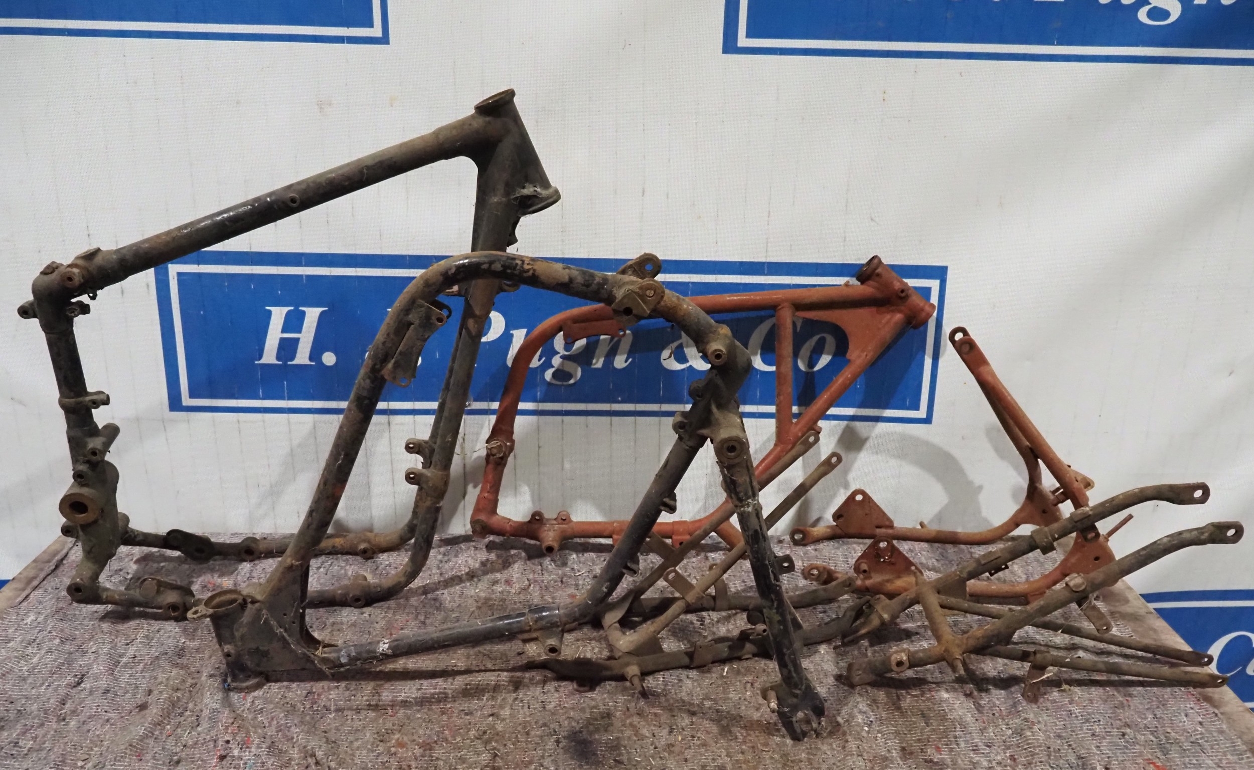 AJS/Matchless frame and two bantam frames