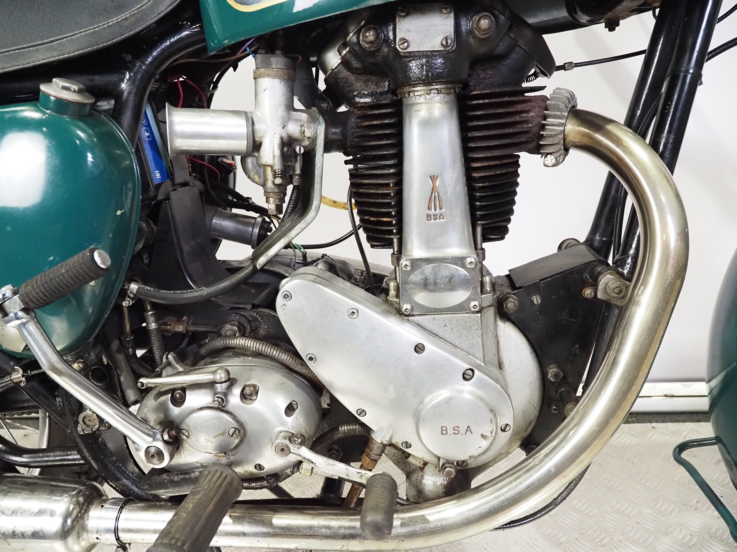 BSA B31 motorcycle. 1959. 350cc Frame No. FB313123 Engine No. GB312365 ...