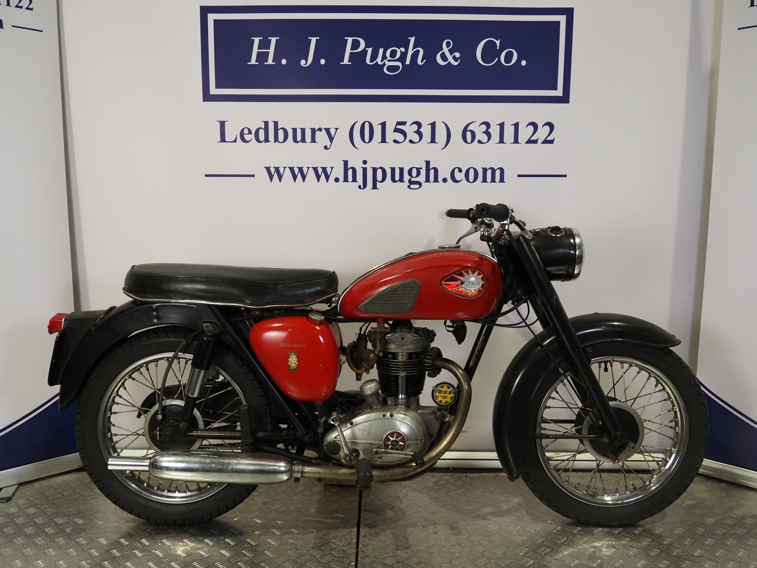 BSA C15 motorcycle. 1960. 250cc Frame No. C15-18540 Engine No. C15 ...