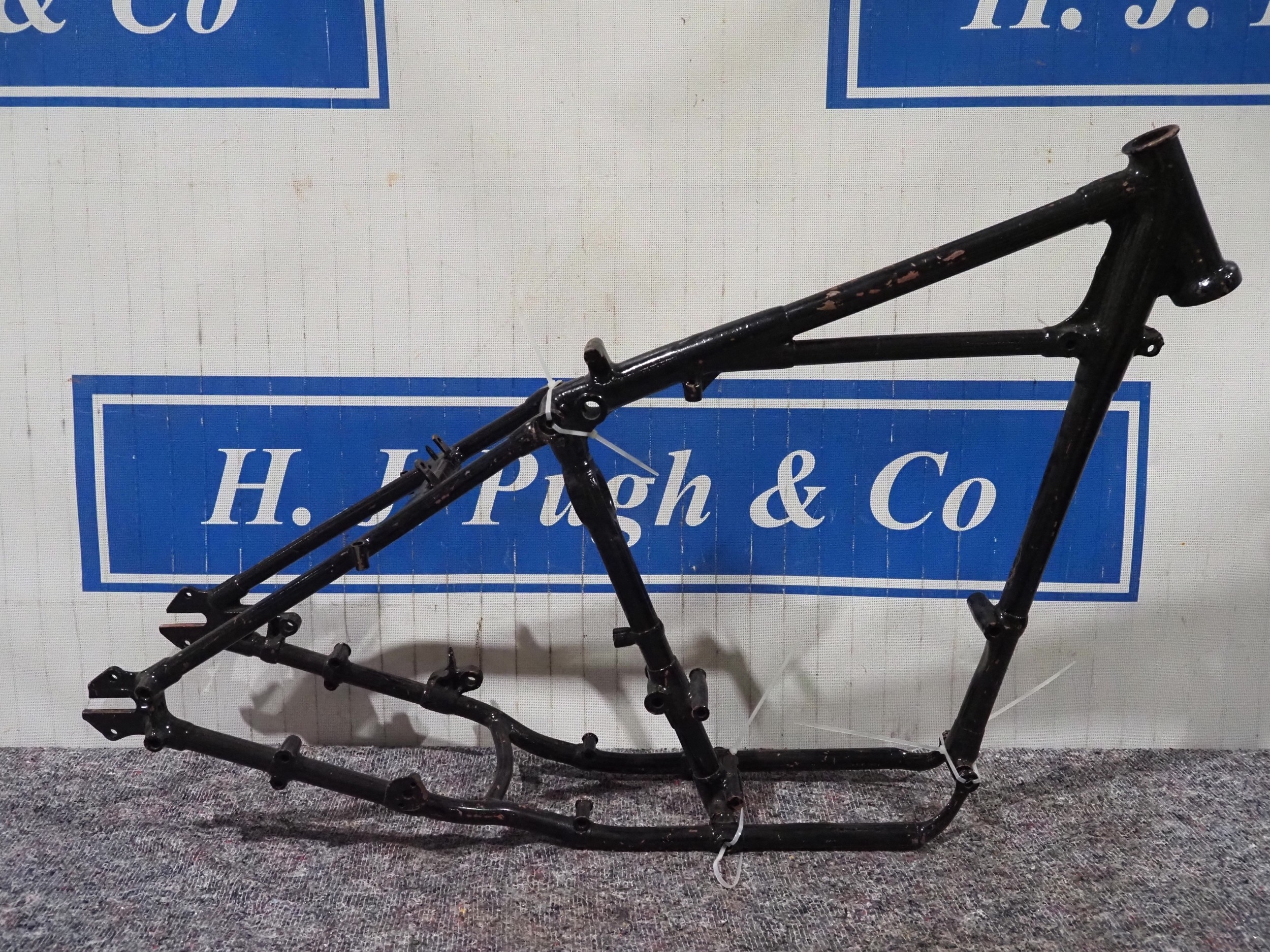 Triumph Tiger 100C rigid competition frame, No. 32580