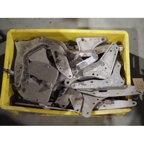 Assorted cafe racer engine plates, would suit TriBsa and Triton