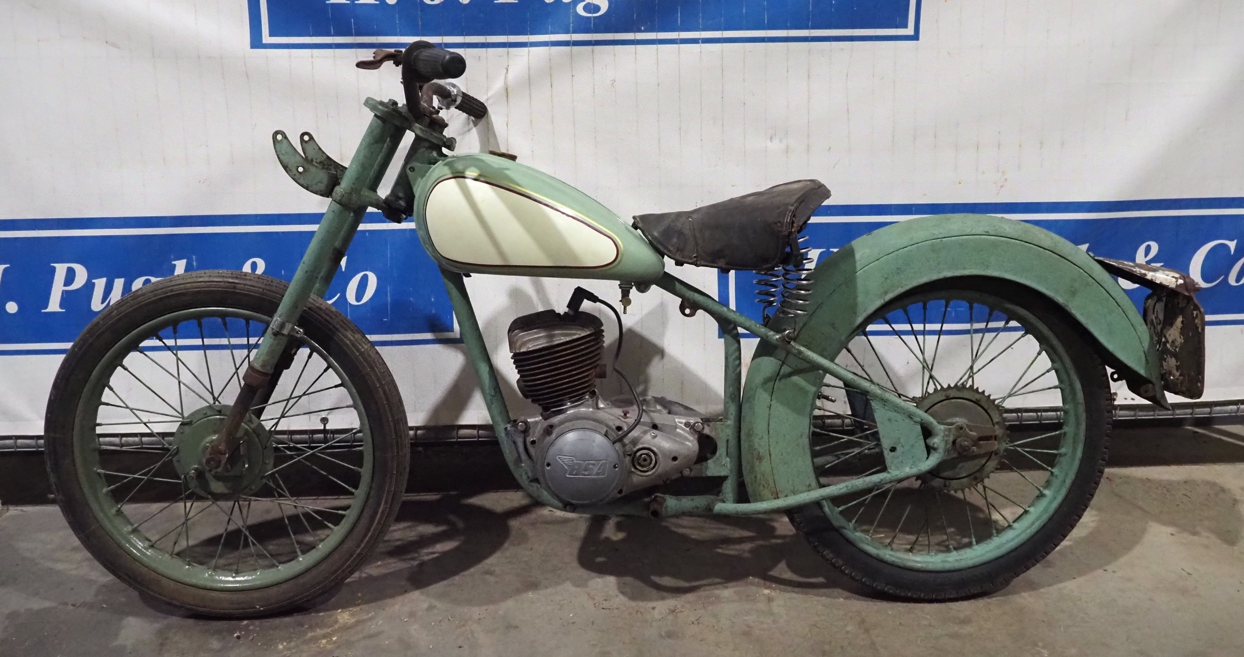 BSA Bantam D1 rigid project. Frame No. YD1 26024 Engine No. DDB 12788
