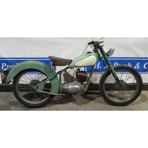 BSA Bantam D1 rigid project. Frame No. YD1 26024 Engine No. DDB 12788