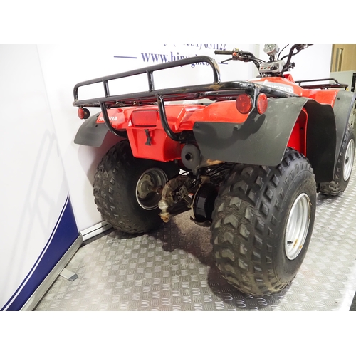 30 - Honda Big Red 300 quad bike. 1994
Frame No. 478TE140XRA612771
Engine No. TE14E-8615084
No docs. Key