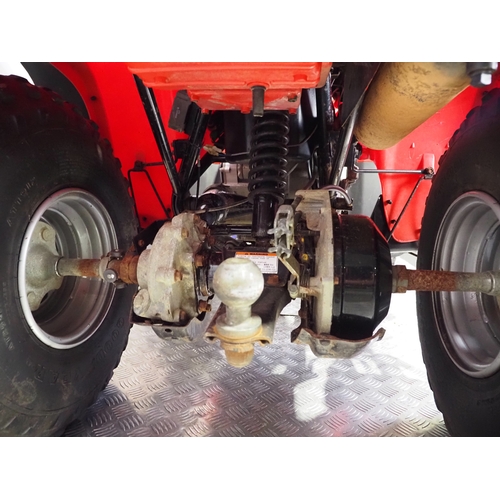 30 - Honda Big Red 300 quad bike. 1994
Frame No. 478TE140XRA612771
Engine No. TE14E-8615084
No docs. Key