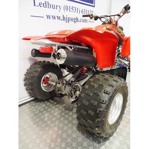 31 - Honda Fourtrax TRX400EX quad bike. 2000. 400cc
Engine No. TE23E8036194
Engine turns over with compre... 