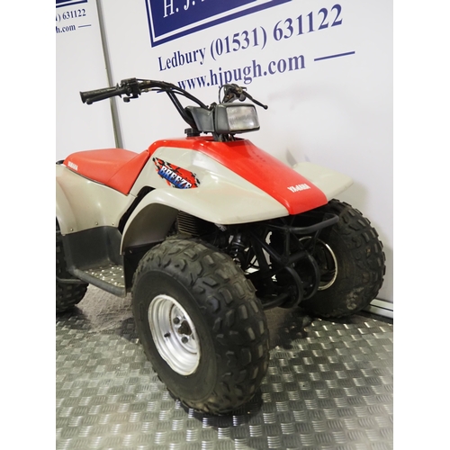 23 - Yamaha Breeze quad bike. 125cc
Engine No. 3FA-101014
Engine turns over with compression but has been... 