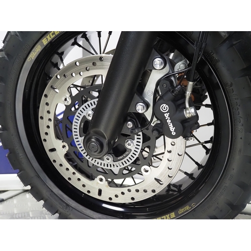 58 - Triumph Bonneville Thornton Hundred Adventure Bobber Black motorcycle. Factory Built. 2020. 1200cc
F... 