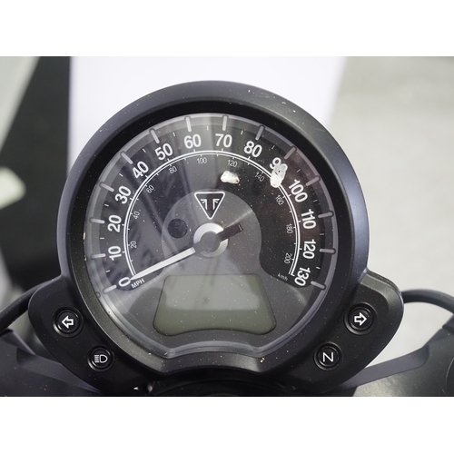 58 - Triumph Bonneville Thornton Hundred Adventure Bobber Black motorcycle. Factory Built. 2020. 1200cc
F... 