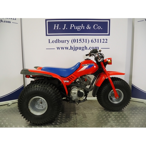 20 - Honda ATC125 trike. 1986. 125cc
Frame No. JH3 TE010 2GK204796
Engine No. TE01E-2204900
Engine turns ... 