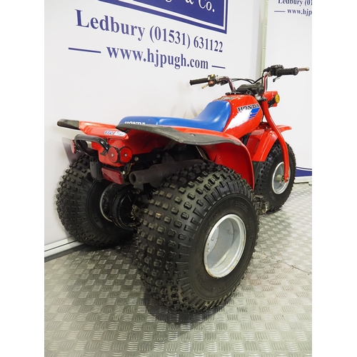 20 - Honda ATC125 trike. 1986. 125cc
Frame No. JH3 TE010 2GK204796
Engine No. TE01E-2204900
Engine turns ... 