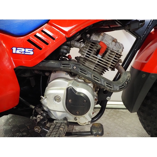 20 - Honda ATC125 trike. 1986. 125cc
Frame No. JH3 TE010 2GK204796
Engine No. TE01E-2204900
Engine turns ... 