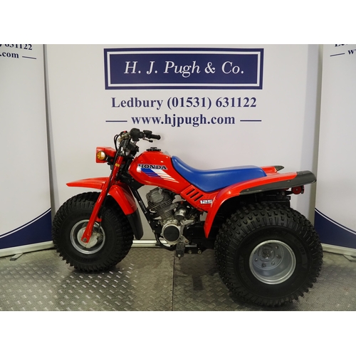 20 - Honda ATC125 trike. 1986. 125cc
Frame No. JH3 TE010 2GK204796
Engine No. TE01E-2204900
Engine turns ... 