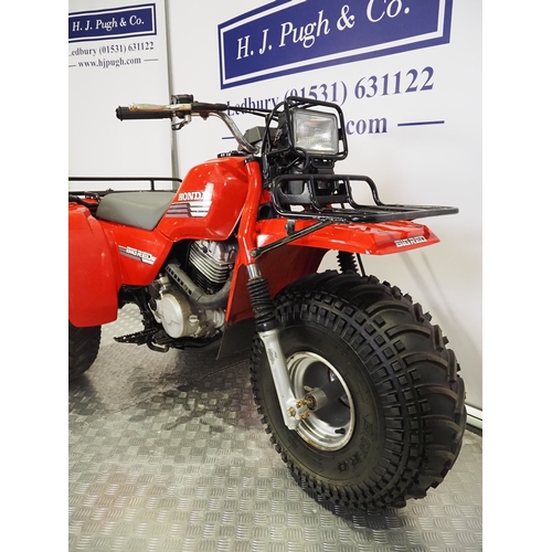 28 - Honda Big Red trike. 1987
Frame No. GHSTE0404HK808378
Engine No. TE04E-7008405
No docs. Keys