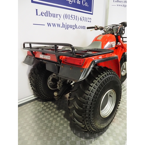 28 - Honda Big Red trike. 1987
Frame No. GHSTE0404HK808378
Engine No. TE04E-7008405
No docs. Keys