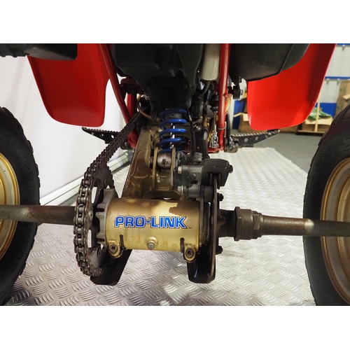 24 - Honda ATC250R trike. 1986. 250cc
Frame No. JH3TB0603GC50701
Engine No. TB06E-2507506
Engine turns ov... 