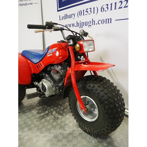 21 - Honda ATC125 trike. 1987. 125cc
Frame No. TE01-5000122
Engine No. TE01E2302384
Engine turns over wit... 