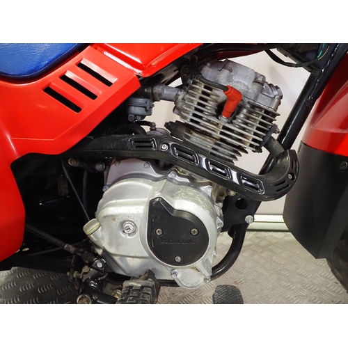 21 - Honda ATC125 trike. 1987. 125cc
Frame No. TE01-5000122
Engine No. TE01E2302384
Engine turns over wit... 