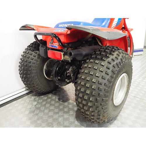 22 - Honda ATC125 trike. 1986. 125cc
Frame No. JH3TE0109GK201832
Engine No. TE01E-2201872
Engine turns ov... 