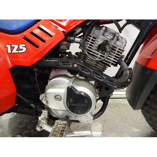22 - Honda ATC125 trike. 1986. 125cc
Frame No. JH3TE0109GK201832
Engine No. TE01E-2201872
Engine turns ov... 