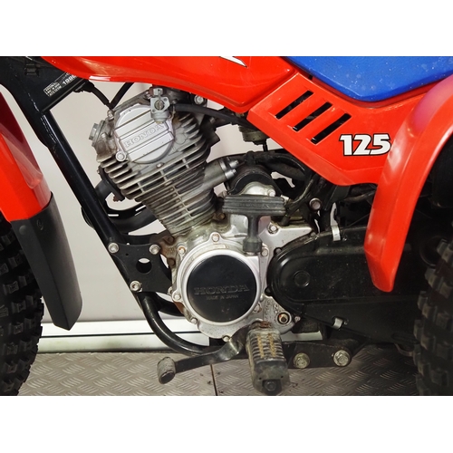 22 - Honda ATC125 trike. 1986. 125cc
Frame No. JH3TE0109GK201832
Engine No. TE01E-2201872
Engine turns ov... 