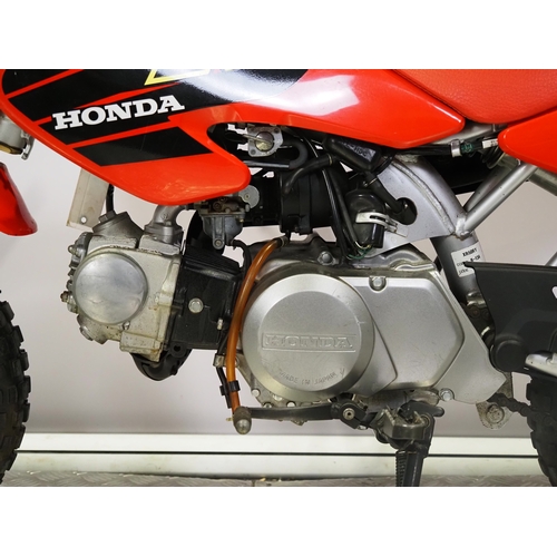 38 - Honda XR50R childs motocross bike. 2000. 50cc
Frame No. JH2AE0303YK006481
Engine No. AE03E-5006765
E... 