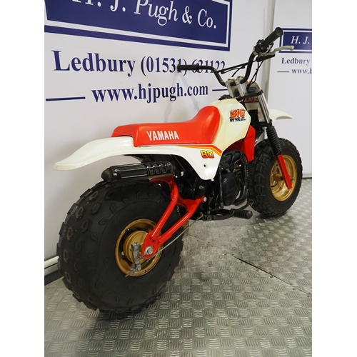 44 - Yamaha Big Wheel 80 motorcycle. 1986. 80cc. 
Frame No. JYA1RY00XGC006868
Engine No. 1RY-006868
Engin... 