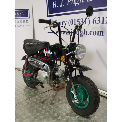 79 - Honda Z50J 'Tutti Frutti' monkey bike. 50cc
Frame No. AB02-6303648
Engine No. AB02E-6409398
Engine t... 