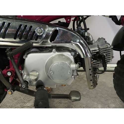 79 - Honda Z50J 'Tutti Frutti' monkey bike. 50cc
Frame No. AB02-6303648
Engine No. AB02E-6409398
Engine t... 