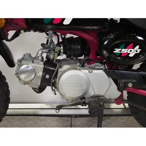 79 - Honda Z50J 'Tutti Frutti' monkey bike. 50cc
Frame No. AB02-6303648
Engine No. AB02E-6409398
Engine t... 