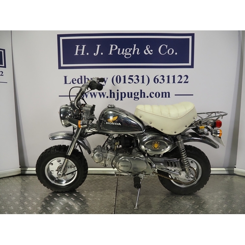 81 - Honda Z50J limited chrome edition monkey bike. 1979. 50cc
Frame no. Z50J-1360491
Engine no. Z50JE-13... 