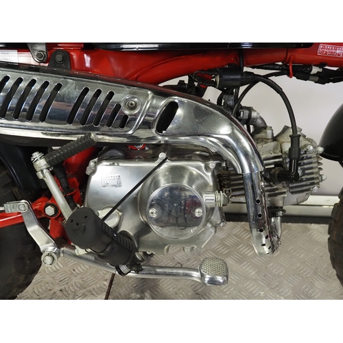 83 - Honda 40th Anniversary edition monkey bike. 2007. 50cc
Frame No. AB27-1802047
Engine No. AB27E-15014... 