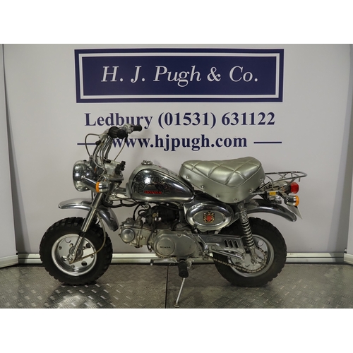 84 - Honda Z50J 'Tokyo Ltd' edition monkey bike. 50cc
Frame No. Z50J-1423810
Engine No. Z50JE-1428922
Eng... 