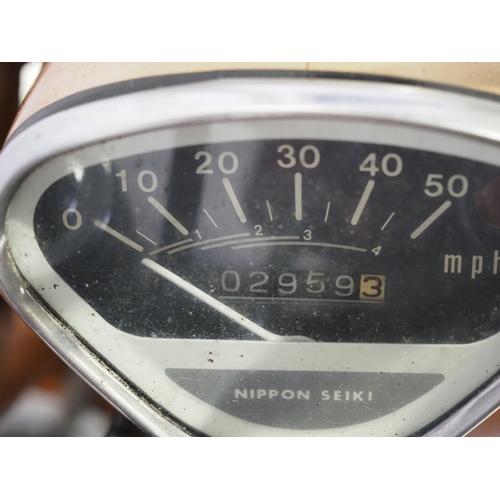 68 - Honda Trail 70 moped. 1970/71. 72cc
Frame No. CT70H-157057
Engine No. CT70HE-157153
Engine turns ove... 