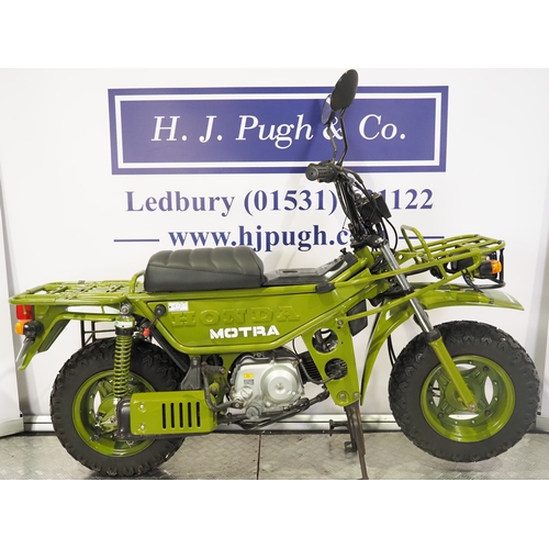 66 - Honda CT50 Motra minibike. 1982. 49cc
Frame No. AD05-1007783
Engine No. AD05E-1007283
Engine turns o... 