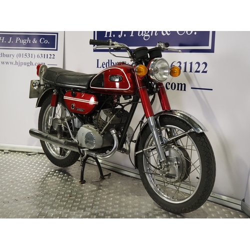 Yamaha CS3 motorcycle. 1970. 180cc Frame No. CS3-10658 Engine No. CS2 ...