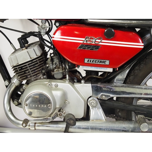 Yamaha CS3 motorcycle. 1970. 180cc Frame No. CS3-10658 Engine No. CS2 ...
