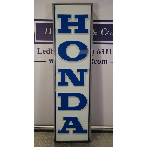 16 - Honda dealership double sided lightbox 71