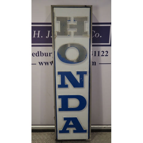 16 - Honda dealership double sided lightbox 71