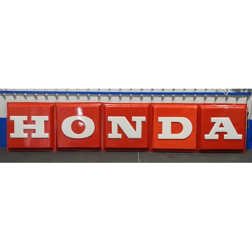 12 - Honda perspex 5 piece dealership sign 37