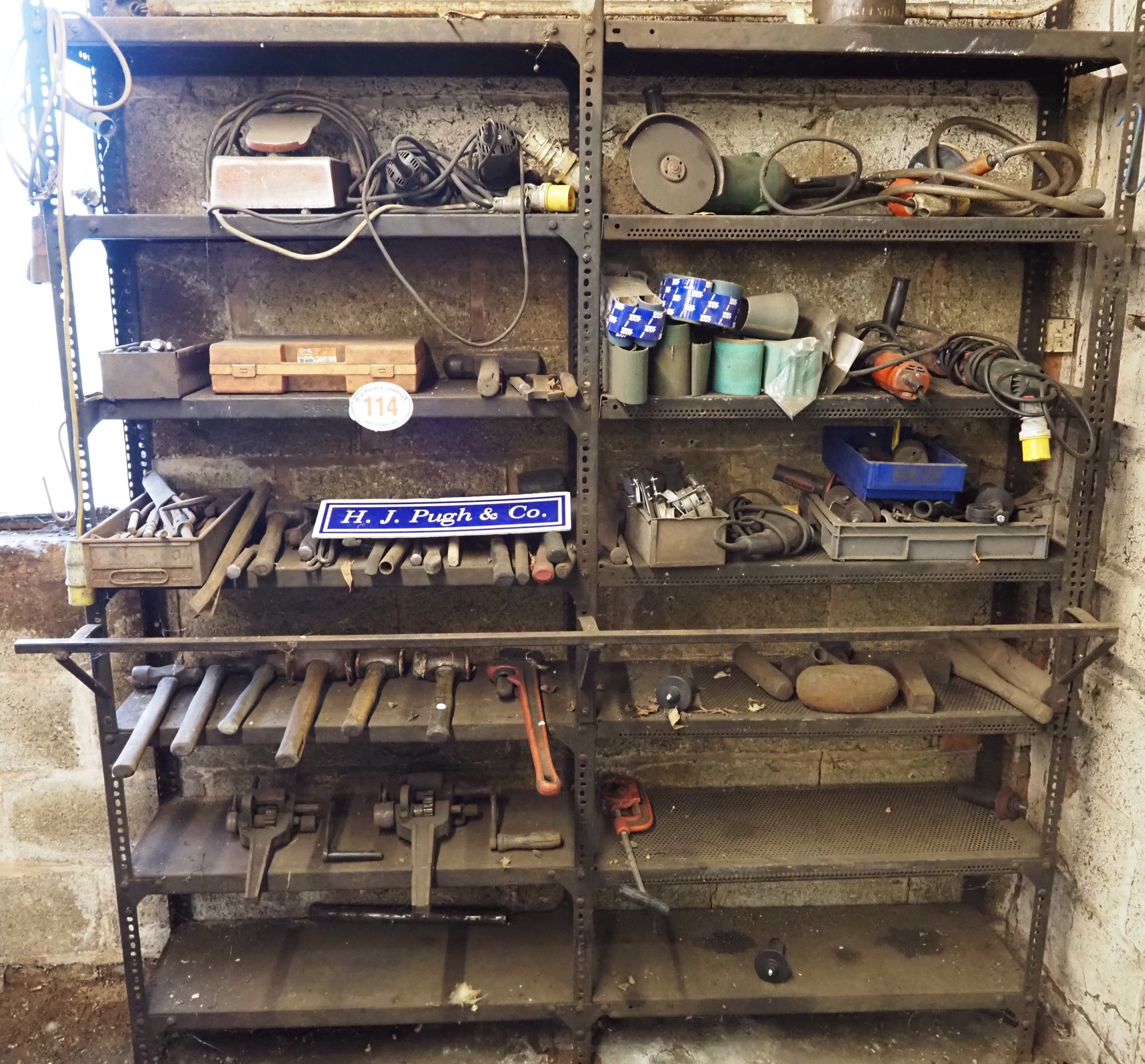 Racking and contents