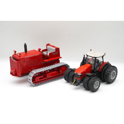 16 - International T14 crawler and Massey Ferguson 8690 tractor models