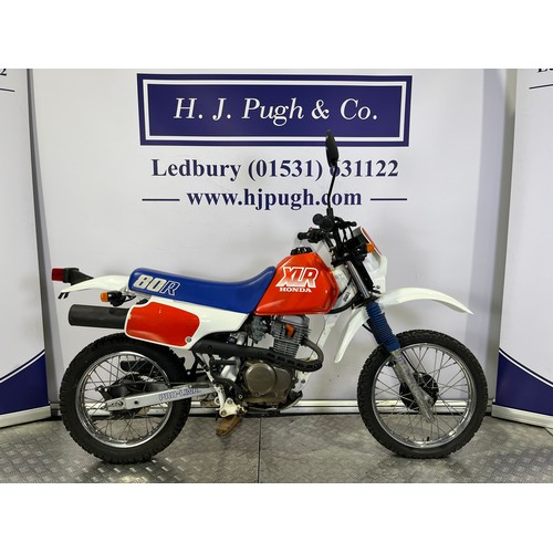 45 - Honda XLR80R motocross bike. 80cc
Frame No. HD10-1000965
Engine HD10E-1001009
Engine turns over with... 